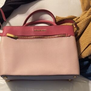 Michael Kors Two-Tone Pink Satchel